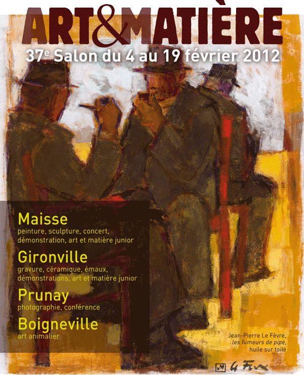 Affiche art et matière 2012