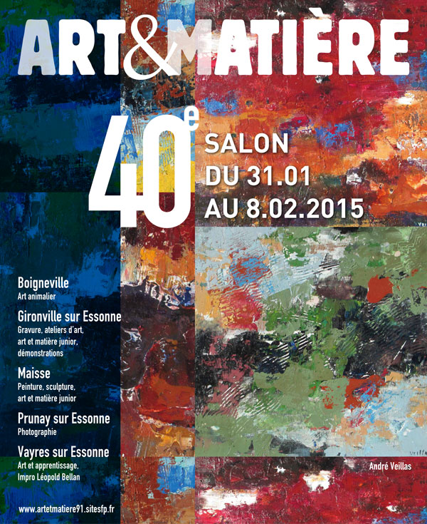 affiche art et matière 2015