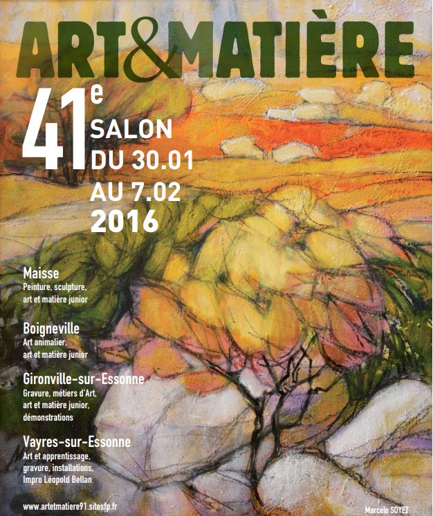 affiche art et matière 2016