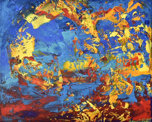 peinture acrylique sur toile