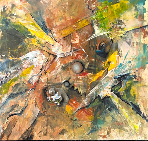 acrylique sur bois